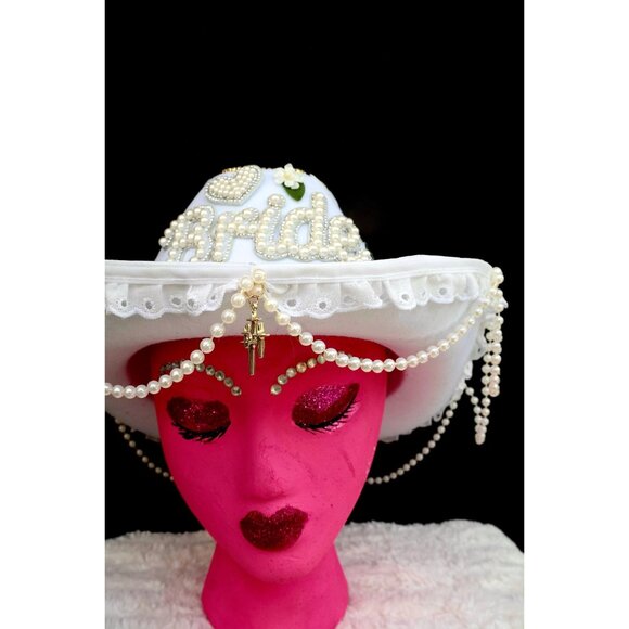 Pearl Bride Cowgirl Hat main image 10